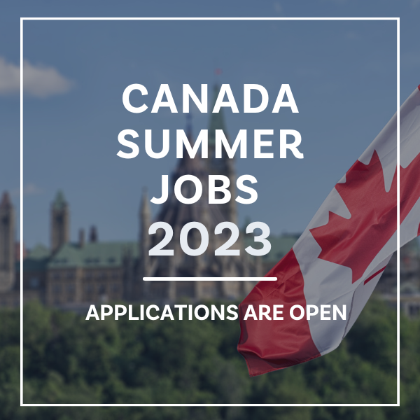 canada summer jobs 2023